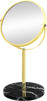 Зеркало косметическое El Casa На мраморной подставке / 240371 (золото) - 