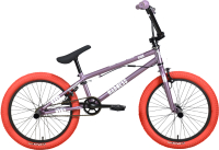 Велосипед STARK Madness BMX 2 2024 (фиолетово-серый/перламутр/красный) - 