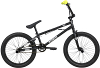 Велосипед STARK Madness BMX 2 2024 (черный матовый/серебристый/черный) - 