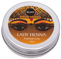 Краска для бровей Lady Henna На основе хны (черный) - 