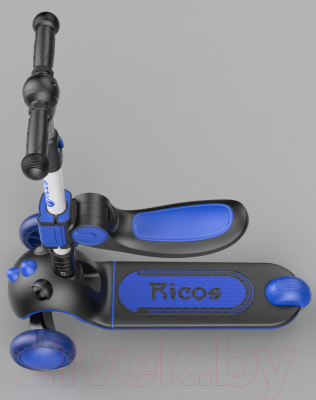 Самокат детский Ricos Dino KB108 (синий)