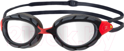 Очки для плавания ZoggS Predator Titanium / 461065 (S, серый/красный)