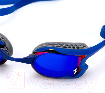 Очки для плавания ZoggS Raptor HCB Mirror / 461085 (синий/синий)