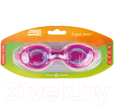 Очки для плавания ZoggS Ripper Junior / 314542 (розовый/фиолетовый)