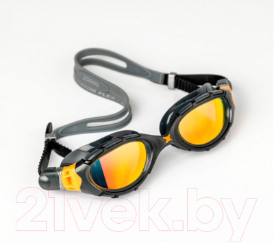 Очки для плавания ZoggS Predator Flex Titanium / 461054 (S, серый/черный)