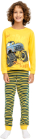 Пижама детская Mark Formelle 563311 (р.110-56, желтый/желтая полоска) - 