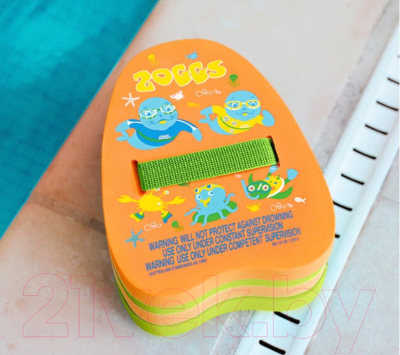 Доска для плавания ZoggS Zoggy Back Float / 321221 (зеленый/оранжевый)