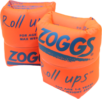 Нарукавники для плавания ZoggS Roll Ups / 301204 (р-р 01-06Y, оранжевый) - 