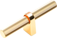 Ручка для мебели Cebi A4241 Striped MP11 (016мм, глянцевое золото) - 