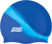 Шапочка для плавания ZoggS Silicone Cap / 305603 (синий/голубой) - 