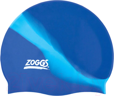 Шапочка для плавания ZoggS Silicone Cap / 305603 (синий/голубой)