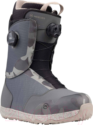 Ботинки для сноуборда Nidecker 2023-24 Rift (р.9.5, Gray Camo)