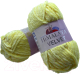 Набор пряжи для вязания Himalaya Velvet / 90002 (2 мотка, светло-жетлый) - 