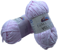 Набор пряжи для вязания Himalaya Velvet / 90003 (2 мотка, нежно-розовый) - 