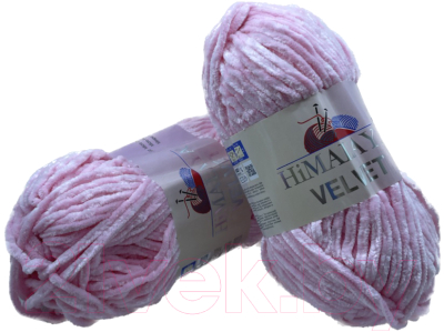 Набор пряжи для вязания Himalaya Velvet / 90019 (2 мотка, розовый)