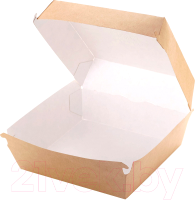 Набор коробок упаковочных для еды Мистерия Eco Burger M 185640 (50шт)