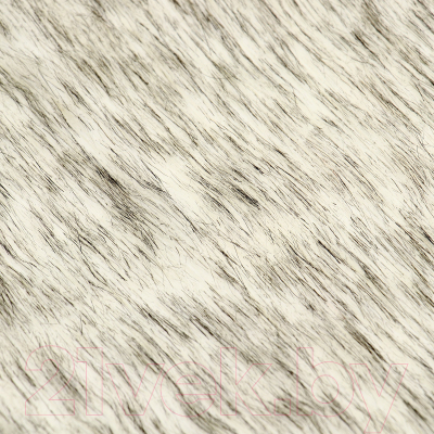 Ткань для творчества Страна Карнавалия Лоскут. Мех на трикотажной основе / 10114569 (белый/серый)