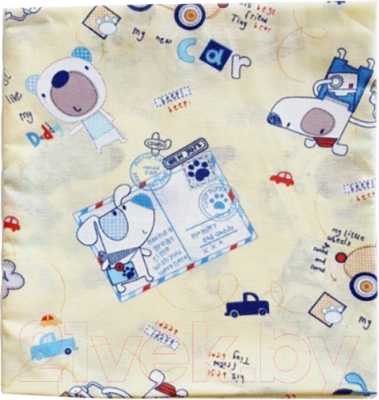 Пеленка детская Sofi Котики 95x100 / 22113 (голубой)
