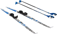 Комплект беговых лыж STC Step 140 Brados LS Sport (JR Blue) - 