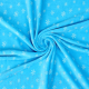 Ткань для творчества Страна Карнавалия Лоскут. Велюр / 10095485 (голубой/белые снежинки) - 