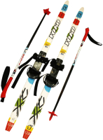 Комплект беговых лыж STC Step 140 (Yoko Full Color) - 