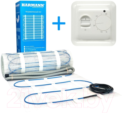 Теплый пол электрический Harmann W160-005 (с терморегулятором MST-1)
