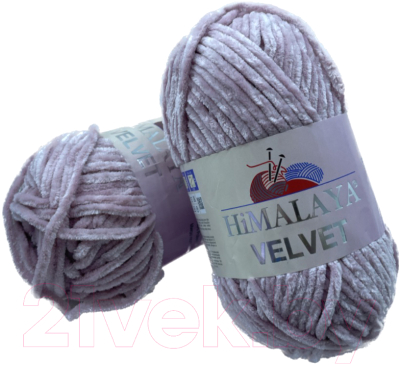 Набор пряжи для вязания Himalaya Velvet / 90049 (2 мотка, пудра)