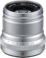 Стандартный объектив Fujifilm XF 50mm f/2 R WR (серебристый) - 