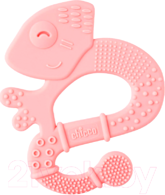 Прорезыватель для зубов Chicco Super Soft Игуана / 00028110100000 (розовый)
