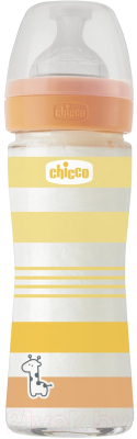 Бутылочка для кормления Chicco Well-Being Uni С силиконовой соской / 00028721310000 (240мл)