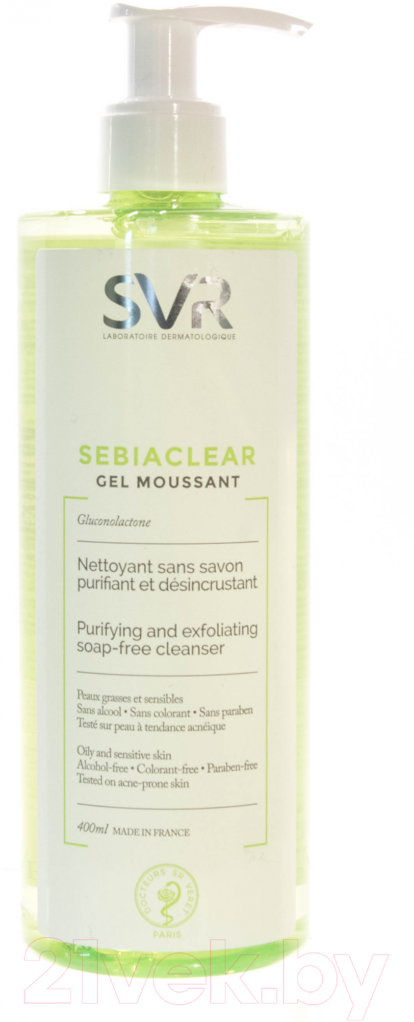 Пенка для умывания SVR Sebiaclear Gel Moussant Пенящийся