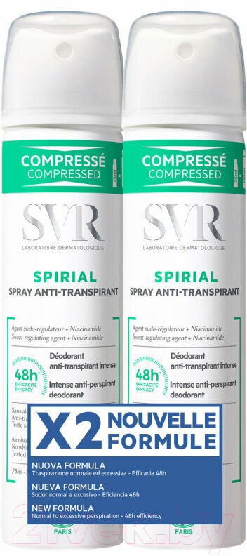 Антиперспирант-спрей SVR Spirial Spray Anti-Transpirant