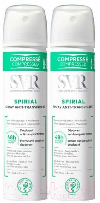 Антиперспирант-спрей SVR Spirial Spray Anti-Transpirant