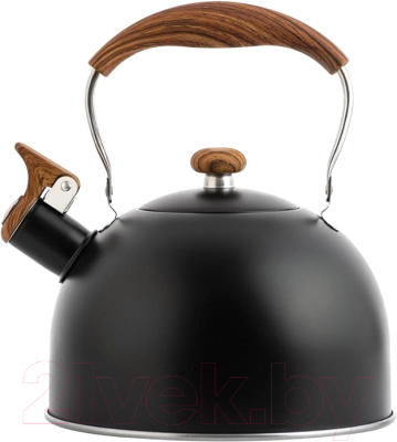 Чайник со свистком Appetite LKD-0025BRH (черный)