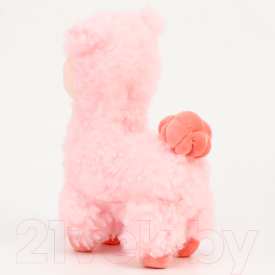 Мягкая игрушка Sima-Land Лама / 9934330 (розовый)