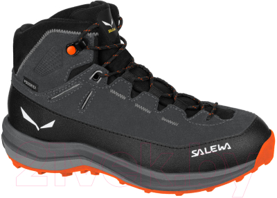 Трекинговые ботинки Salewa Mtn Trainer 2 Mid Ptx K / 00-0000064011-0878 (р.34, Onyx/Alloy)