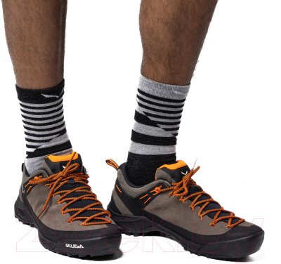 Трекинговые ботинки Salewa Wildfire Leather Gtx M / 00-0000061416-7953 (р-р 12, Bungee Cord/Black)