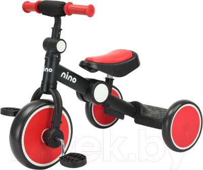 Трехколесный велосипед NINO JL-104 (красный/черный)
