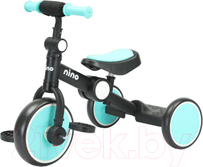 Трехколесный велосипед NINO JL-104 (бирюзовый/черный)