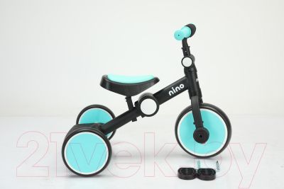 Трехколесный велосипед NINO JL-104 (бирюзовый/черный)