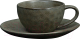 Чашка с блюдцем Corone Sacramento HD805210 HD805211 / фк9124 (серо-зеленый) - 