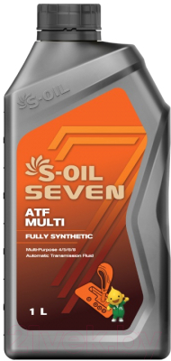 Трансмиссионное масло S-Oil Seven ATF Multi / E107987 (1л)