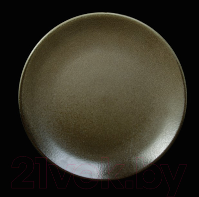 Тарелка столовая обеденная Corone Sacramento HS173615 / фк9107 (серо-зеленый)