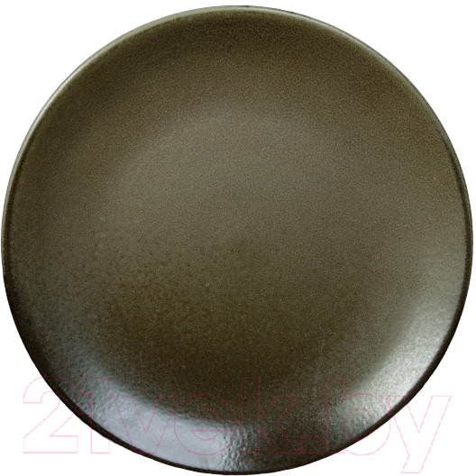 Тарелка столовая обеденная Corone Sacramento HS173615 / фк9107 (серо-зеленый)