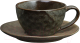Чашка с блюдцем Corone Sacramento HD805214 HD805215 / фк9126 (серо-зеленый) - 