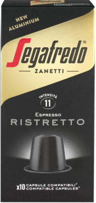 Кофе в капсулах Segafredo Zanetti Ristretto Nespresso / 4BV (10шт)
