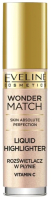 Хайлайтер Eveline Cosmetics Wonder Match Жидкий с витамином С №01 (4.5мл) - 