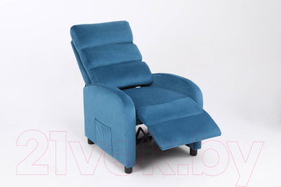 Массажное кресло Calviano 2164 (велюр синий)