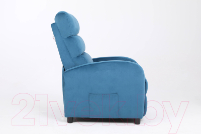 Массажное кресло Calviano 2164 (велюр синий)