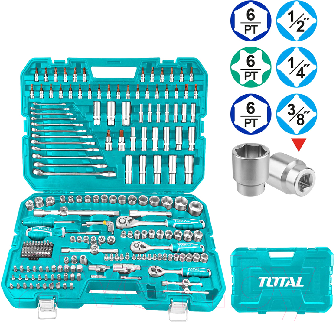 Универсальный набор инструментов TOTAL THKTHP22166
